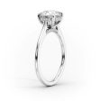 The Natalie Set With A 3 Carat Elongated Cushion Lab Diamond Online